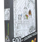 St. Basil'S Cathedral 500 Piece Coloring Jigsaw Puzzle + 6 Markers