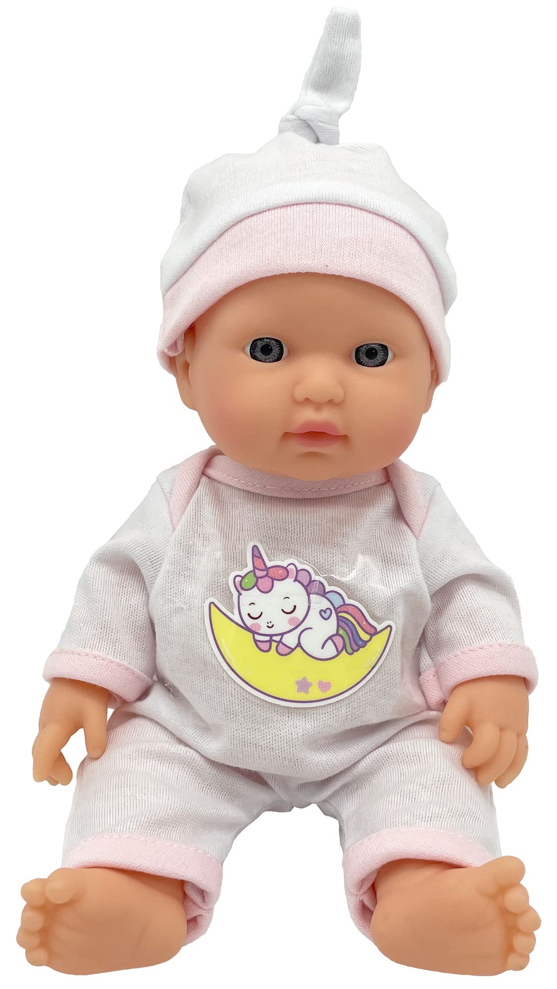 10  Baby Doll Doctor Set for Kids- Toy Nurse Kit for Toddler, Little Girl - Playset Pack with Checkup Accessories & Newborn Doll