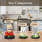 RIESEK Artificial Flower Animal Toy Building Set for mature-themed Mini Bear Plant Bonsai Tree Friend Set for Girl Botanical Collection Gift for Kids Office Home Decor Building Block Birthday Gift for Women