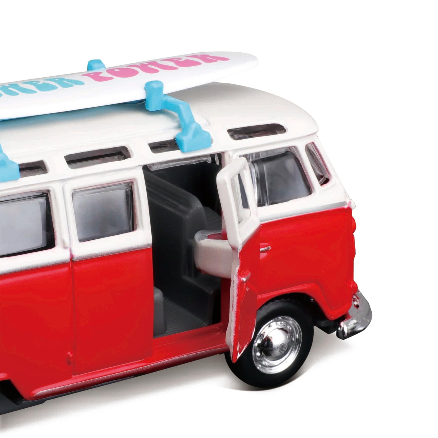 Maisto Volkswagen Van Samba Diecast Model, Assorted Colors, Metal, Model 21237