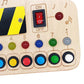 Merishopp Montessori Busy Board Teaching Aids For Teaching Early Education Interaction| Educational Toys | Stem Toys | Learning 