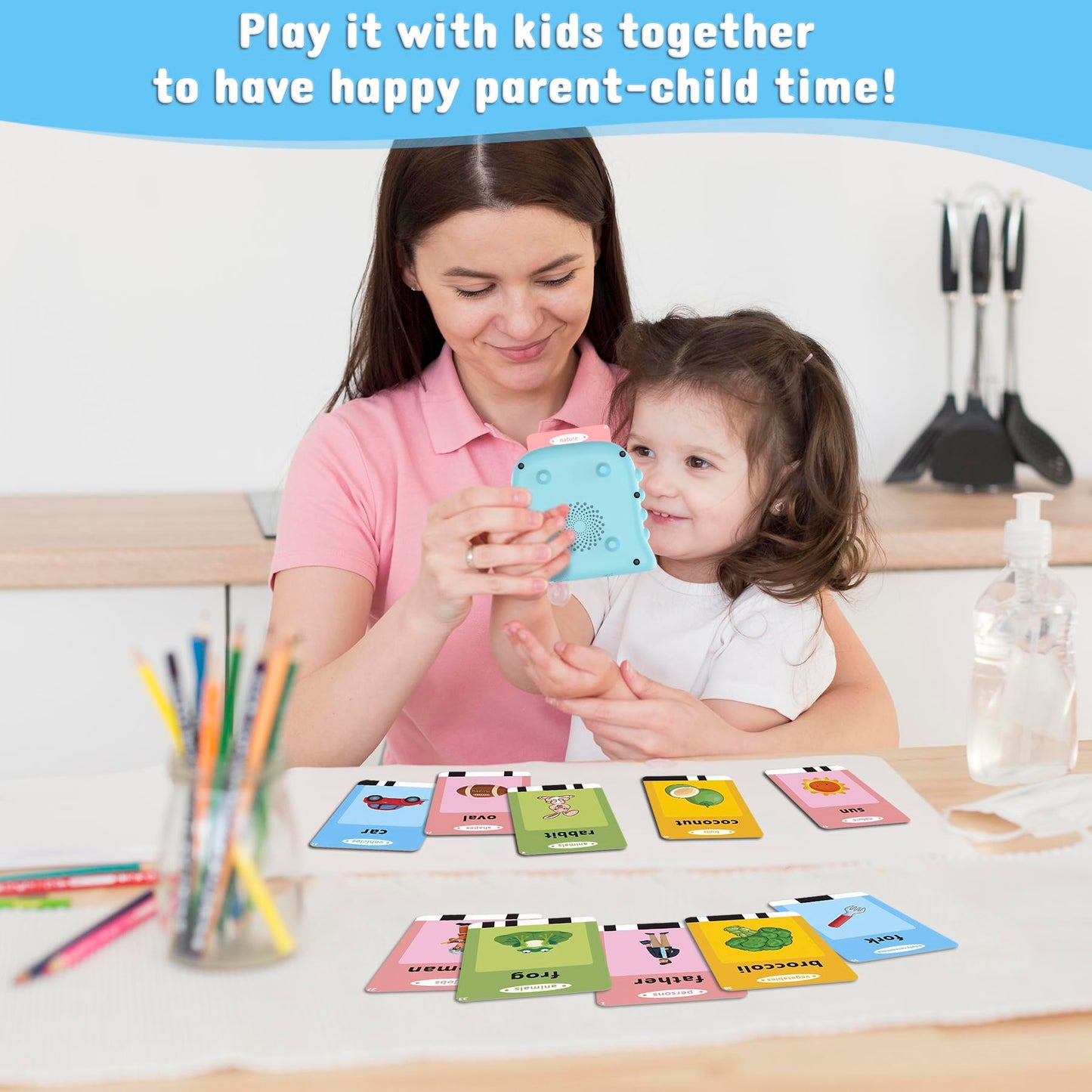 Talking Flash Cards For Toddlers, Toddler Toys For Ages 1 2 3 4 5 Years Old Boys, Educational Learning Toys, Pocket Speech, 224 Sight Words Montessori Autism Sensory Toys, Christmas Birthday Gifts