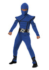 California Costumes Child Blue Stealth Ninja Costume, Medium