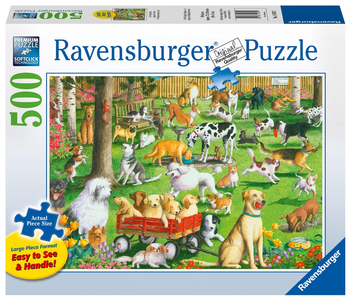 Ravensburger Large Format Jigsaw Puzzle - 500 Pieces, Anti-Glare Surface, Ideal for Kids & Adults, Model 14870