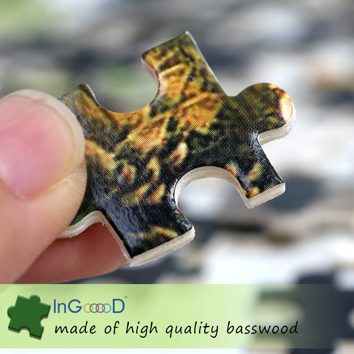 Ingooood- Jigsaw Puzzle 1000 Pieces- Fantasy Series- Anime Dragon_ Ig-0443 Entertainment Wooden Puzzles Toys