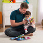 Lamaze Fun With Shapes Soft Baby Book - High Contrast Baby Book With Crinkly Cloth Pages - Sensory Books For Babies Ages 6 Month