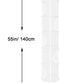 2Pcs Hanging Mesh Space Saver Bags Organizer, Foldable Stuffed Animal Storage Organizer 5 Compartments Toy Storage Organizer For