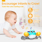 Musical Crawling Crab Baby Toy, Tummy Time Toy For 6-12 Month Boy Girl, Light-Up Walking Dancing Moving Crab Toy For 1 Year Old