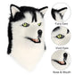 Hbbhml Animal Dog Head Mask Novelty Plush Tail Claw Paw Mittens Gloves Set Halloween Party Masquerade Costume Cosplay Husky