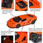 Tianmei 1:32 Supercar Kids Toys Die-Cast Alloy Metal Car Model Collection Children Play Vehicle (Lbjn - Orange)