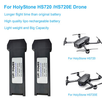 Beacon Pet 4300Mah 7.4V Replacement Lipo Battery For Holystone Hs720 Hs720E Drone (2 Pcs)