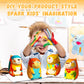 Loungelore DIY Capybara Lamp Kit, 3D Night-Light Art Supplies for Kids Ages 8-12, Plastic, Capybara B Model YQFKMDCSZB003