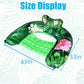 Inflatable Pool Float Chair - 1 Pack Floating Pool Chair mature-themed Pool Float Seat with Cup Holder and Backrest  Portable Lounge Floats for Swimming Pool Party Toy Floaties Beach Floaty(XXL)