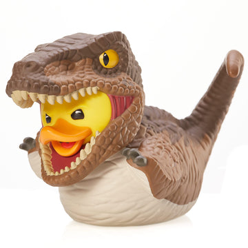 Tubbz First Edition Velociraptor Collectible Vinyl Rubber Duck Figure - Official Jurassic Park Merchandise - Sci-Fi Tv & Film