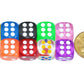 SmartDealsPro 10-Pack D6 Six Sided 16mm Transparent Dice Die for DND, MTG, RPG, Tenzi, Yahtze, Bunco, Table Borad Games, Math Te