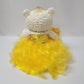 Kinnex Collections Since 1997 20'' Quince Anos Quinceanera Last Doll Teddy Bear With Dress (Centerpiece) ~ Arc16831-11R (Yellow)
