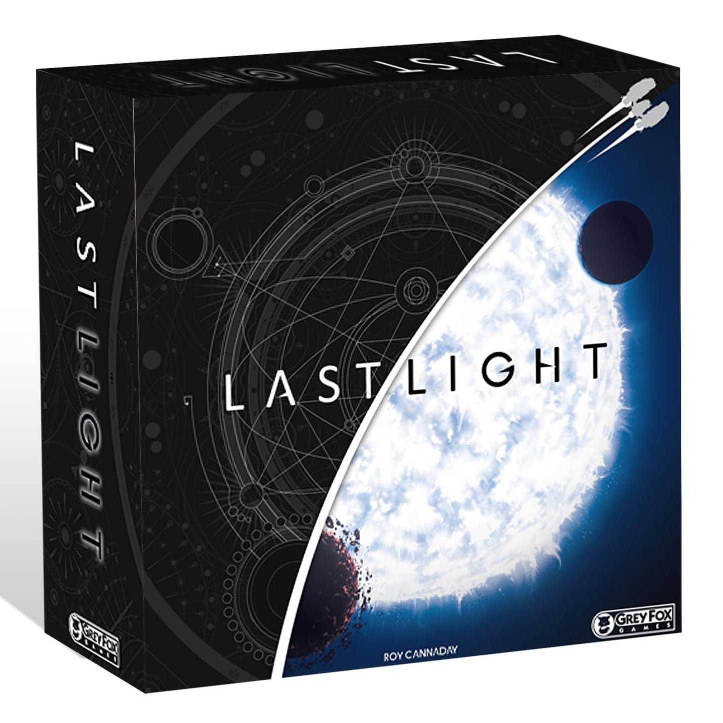 Grey Fox Games Last Light Board Game | Explore Space, Fight Your Friends, Control an Alien Race | Ages 14+ | 2-4 Players | 60 Mi