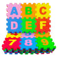 Kids EVA Foam Puzzle Play Mat with Alphabet & Number Tiles, Interlocking Educational Floor, Soft Learning Activity for Toddlers 