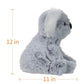 Apricot Lamb Toys Plush Gray Plush Koala Stuffed Animal Soft Cuddly Perfect For Child （Medium，12 Inches