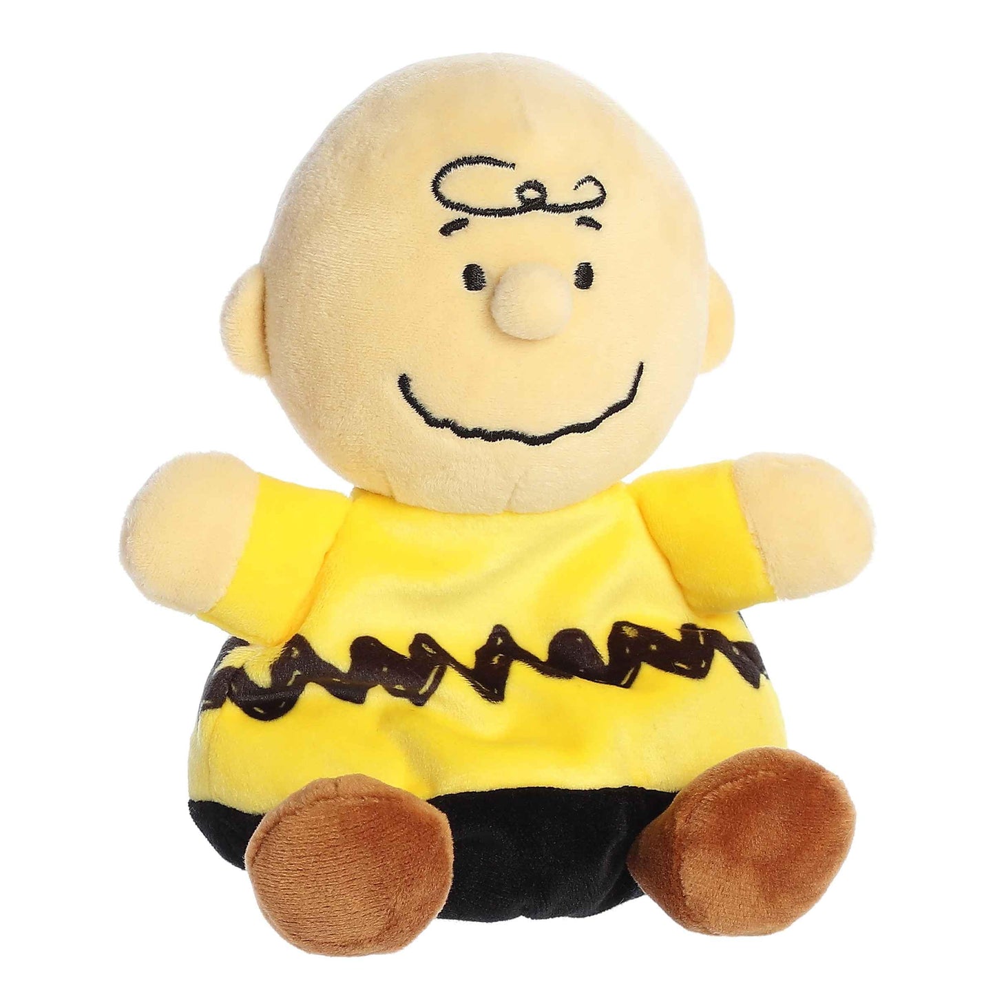Aurora Timeless Peanuts Palm Pals Charlie Brown Stuffed Animal - Classic Characters - Lasting Memories - Multicolor 5 Inches