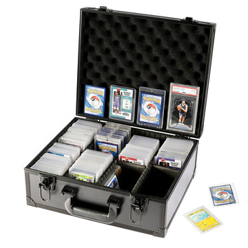 Azamou Toploaders Storage Box Fits 3'' X 4'' 35Pt Rigid Card, Trading Cards, Sports Cards,Graded Card ,Rating Card, 7 Diy Sponge