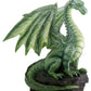 Summit Collection Green Dragon On Rock Fantasy Figurine