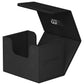 Ultimate Guard Sidewinder 80+, Deck Box For 80 Double-Sleeved Tcg Cards, Black, Magnetic Closure & Microfiber Inner Lining For Secure Storage
