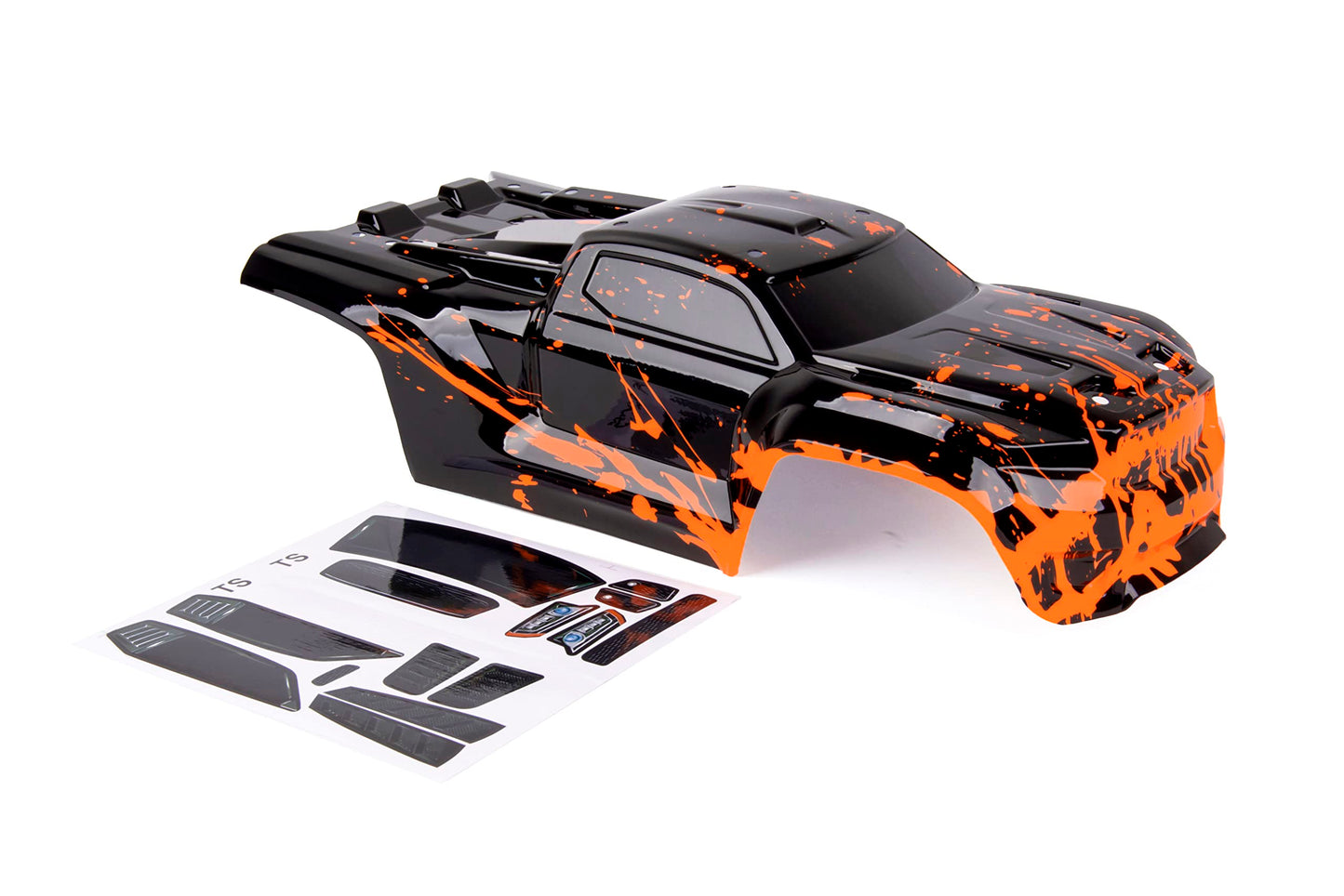 Musbeler Custom Body Compatible For Sledge 6S 4Wd 1/8 Truck Shell Cover (Muddy Orange)