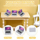 Kifmurase 3 PCS Dollhouse Mini Laptop Tablet Phone Miniature Dollhouse Accessories  1:12 Doll House Decoration Simulation Accessories for Doll Miniatures Play Set (Silver)