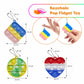 24 Pcs Pop Fidget Toys Bulk Its Party Favors For Kids Toys 3 Shape Mini Pop Keychain It Birthday Goodie Bag Stuffers Fidgets For Kids Classroom Prizes End Of Year Student Gifts Sensory Fidget Toy Pack