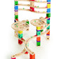 Hape Quadrilla Cyclone Wooden Marble Run Race Maze Construction Building Set| Stem Educational Learning Toys For Kids