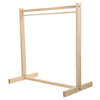 Tofficu Doll Clothes Organizer Wooden Garment Hanger For Dolls Single Rack For And Storage For Boys And Girls Clothes