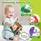 Gkdoms Soft Baby Books Animal Tails Baby Toy Touch And Feel Crinkle Cloth Book Infant Toy With Non-Toxic Fabrics, For Newborn Bo