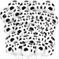 Lovestown 100 Pcs Cow Print Balloons, 12 Inch Cow Balloons Latex Balloons For Children Party Cowboy Theme Birthday Party Favor