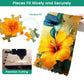 Jigsaw Puzzles 1000 Pieces for mature-themeds Jigsaw Puzzle 1000 Piece Wooden mature-themeds Children Puzzles - Hummingbird Picking Flowers Decorations DIY Leisure Game Toy Suitable Family Friends