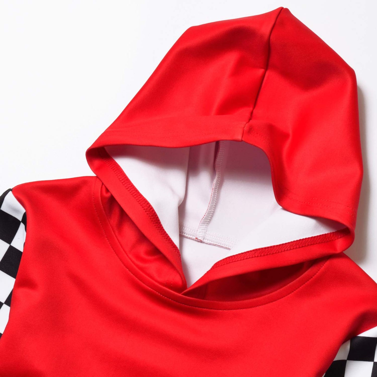 Checkered Cropped Hoodie For Kids 10-12 Girls Crop Fall Hoodies Plaid Long Sleeve Sweatshirts