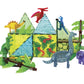 Magna-Tiles Dino World Xl 50-Piece Magnetic Construction Set, The Original Magnetic Building Brand