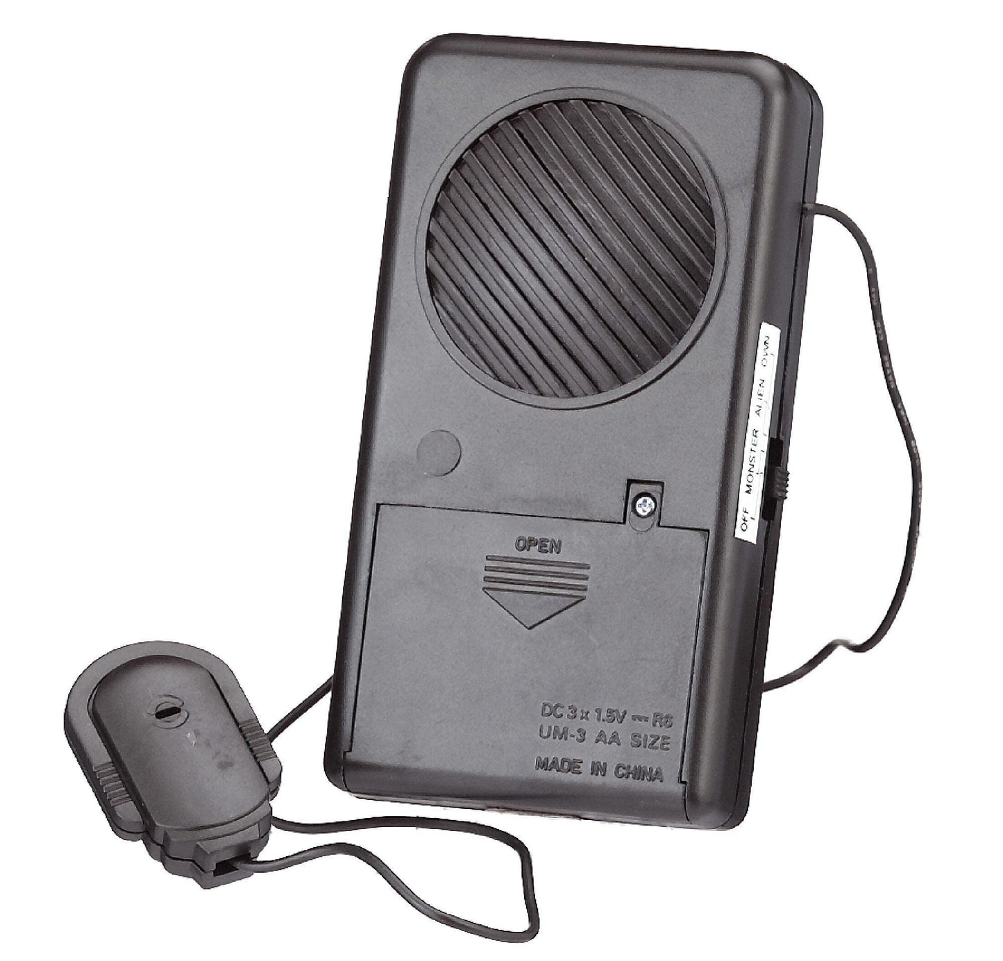 Amscan Scary Halloween Voice Changer, Includes Hands Free Microphone With Attached Cord, 1 Pc