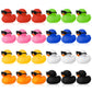 Hoemwarm 24 Set Mini Rubber Ducks With Sunglasses, Mini Rubber Duck In Bulk Tiny Duck Bath Rubber Duck For Car Dashboard Decorat