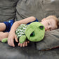 Morismos Sea Turtle Stuffed Animal-14'' Mom Stuffed Turtle With 3 Baby Turtle Toys & 2 Plush Turtle Eggs In Zipper Tummy, Stuffe