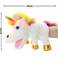 Lomtrats Unicorn Hand Puppets For Kids,Toddler With Movable Open Mouths,Implying Happiness, Eternity, And Purity Perfect For Sto