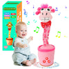 Sanjoin Dancing Talking Cactus Toy For Baby Toddler, Boys Girls Gifts Singing Mimicking Cactus Toy Recording Repeating What You Say Cactus Baby Toy With 120 English Songs (Talking Giraffe Classic)