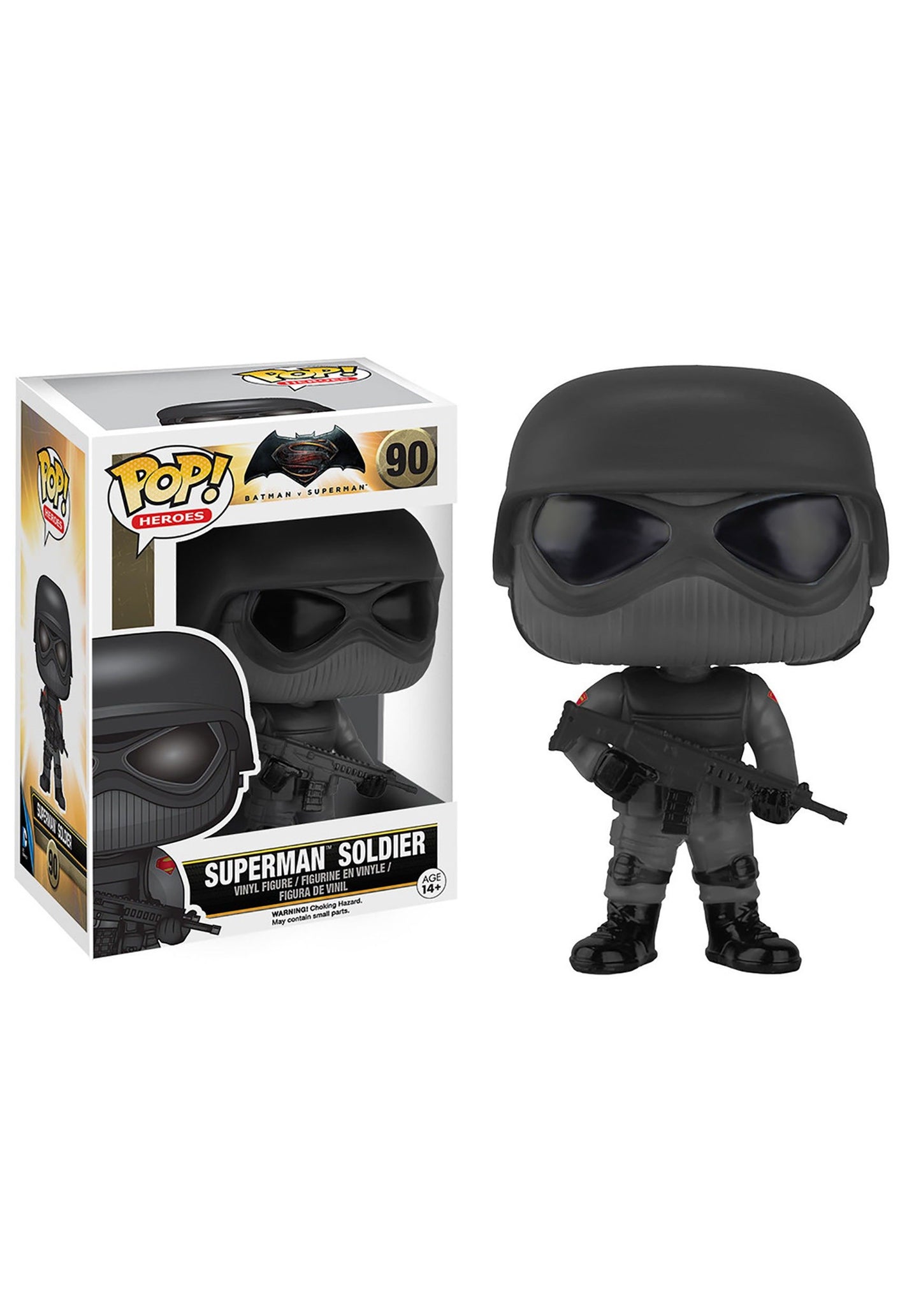 Funko Pop Heroes: Batman Vs Superman - Superman Soldier Action Figure