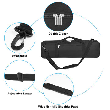 Leap Chess Bag Only For Chess Sets Convenient Carrying Bag With Four Store Part For Roll-Up Chess Board Chess Pieces Chess Clock, As Replacement Of Chess Sets Great For Traveling Or Camping