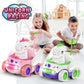 Kroyedfuw 2 Pack Unicorn Remote Control Car For Toddler, Unicorns Gifts For Girls And Boys, Car Toys For Kids With Led Lights An
