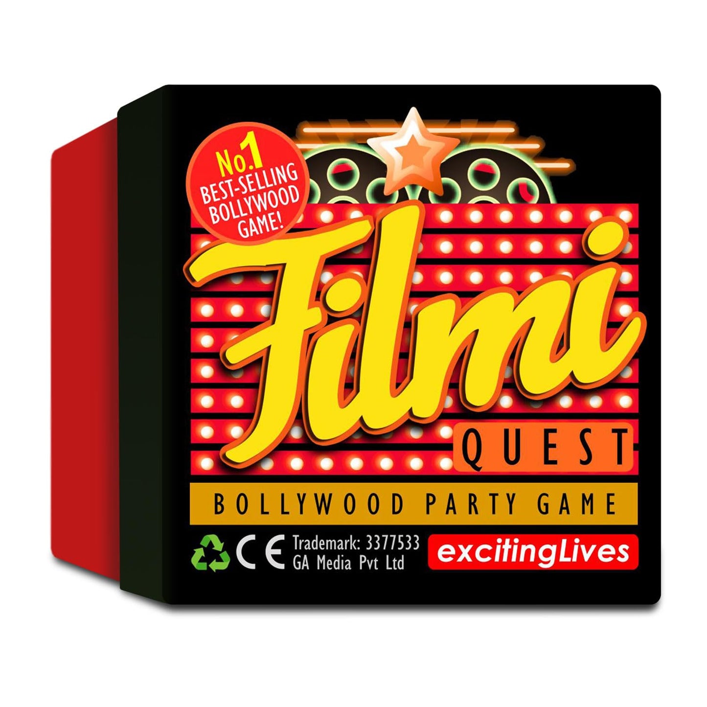 exciting Lives Filmi Quest - Fun Bollywood Movie Party Game for Friends  Family for mature-themed Teen - Hour of Fun for Parties  Travelling  Gathering for Great Experience of Enjoyment