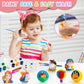 Kodatek 62 Pieces Unicorn Painting Kit, Arts And Crafts For Kids, Unicorn Toys Diy Creative Activity, 8 Unicorn Figurines, Easter Birthday Unicorn Gift For 4-8 Years Old Girls Kids