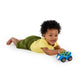Bright Starts Oball Easy Grasp Rattle & Roll Toy Sports Car Bpa-Free Infant Crawling Toy, 1 Pack, Age 3 Months And Up, Blue/Green
