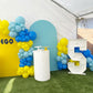 Blue And Yellow Balloon Arch Kit, 105 Pcs Royal Blue White Yellow Balloon Garland Kit Yellow Light Blue Latex Party Balloons For