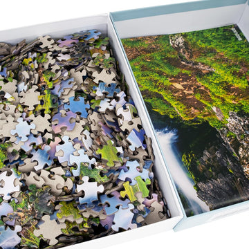 Beduke Jigsaw Puzzles For Adults 1000 Pieces Iceland Thick Sturdy 1000 Piece Puzzle Precise Interlocking Age 14+ Family Game
